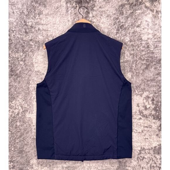 Holderness & Bourne King Vest Medium Mens Navy Blue Luxe Performance Golf - Picture 3 of 9